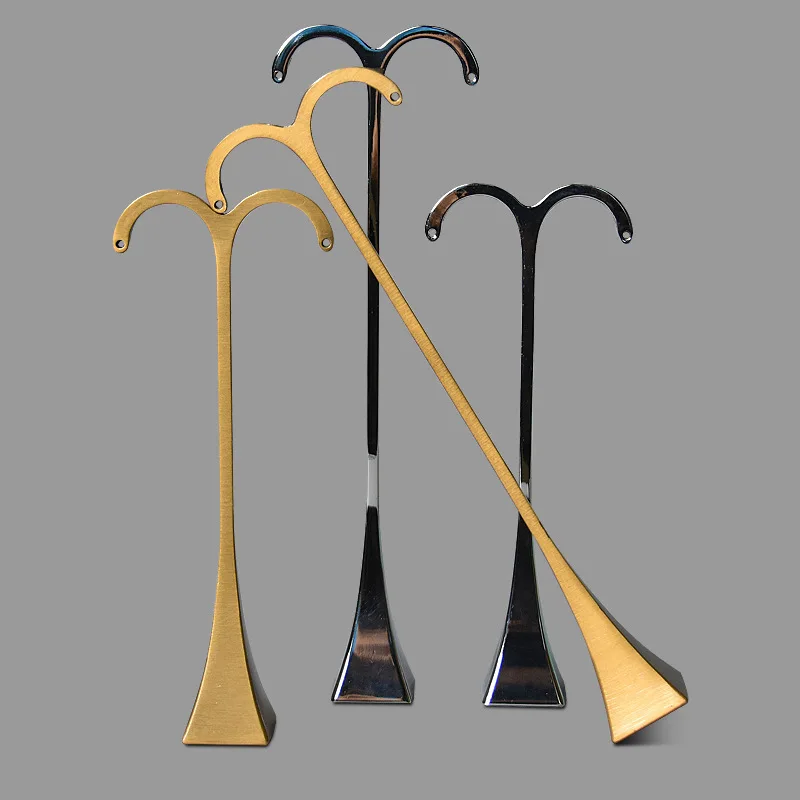 Light luxury metal earrings shelf display stand earrings earrings hanging window display jewelry props