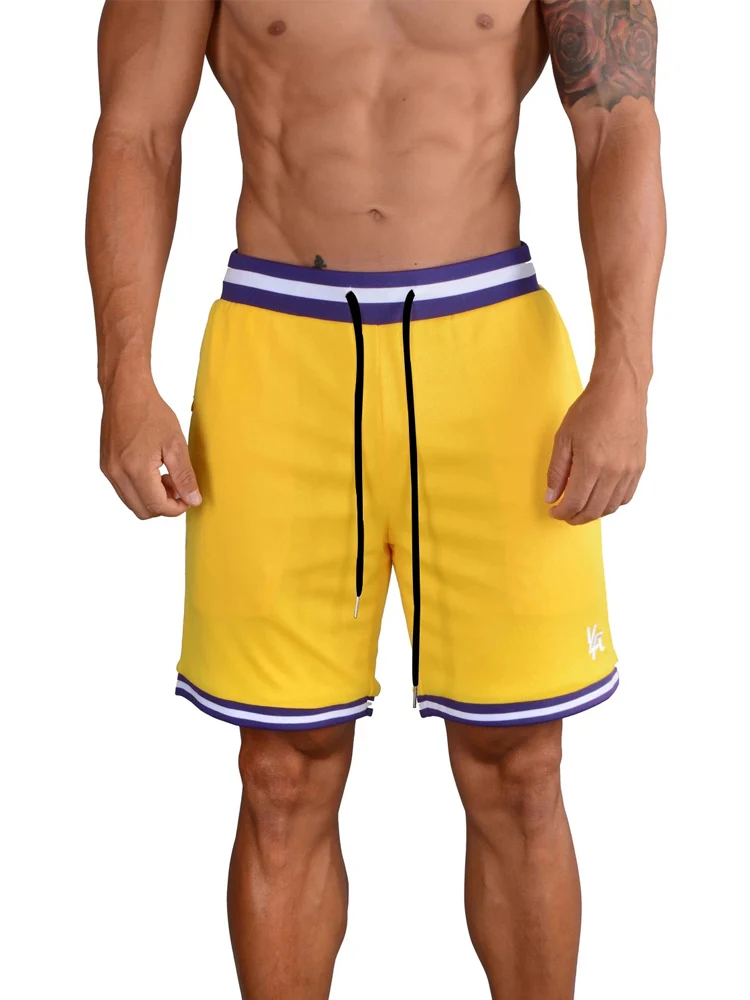 Новинка 2020 спортивные шорты для бега мужские фитнеса летние быстросохнущие