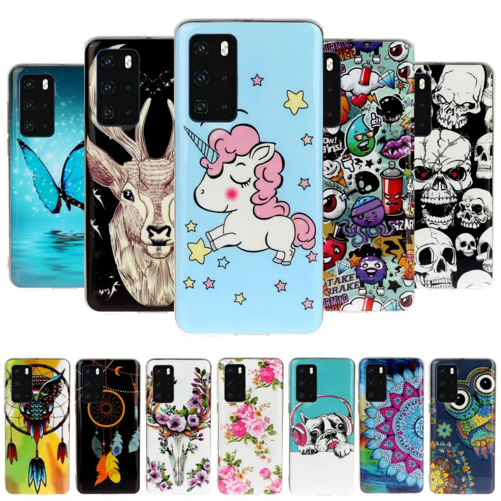 Чехлы Мультяшные для Samsung A01 Горячие чехлы Galaxy A21 A20 A11 A80 A30 A71 5G A51 A70 A20E A70E A90 Мягкий