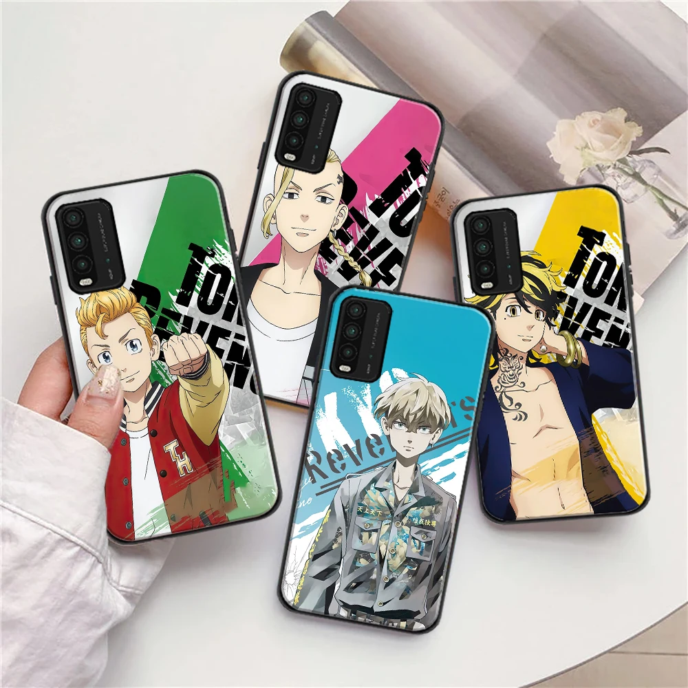 

Japan Anime Tokyo Revenger Phone Case For Xiaomi Redmi Note 9 10 Pro MAX 5G 9i 9AT 9 9T 9A 9C Carcasa Soft TPU Funda Back Cover