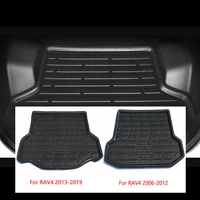 car rear luggage mat for toyota rav4 2006 2019 car rear trunk cargo liner boot tray cover mat floor carpet kick pad car styling