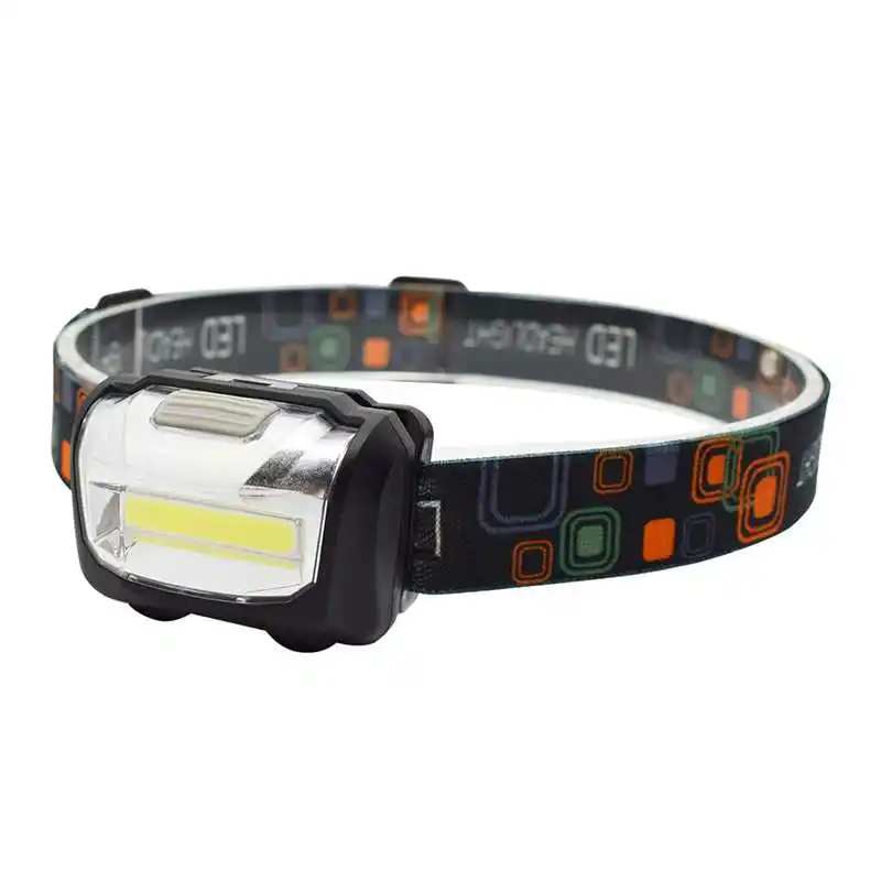 Мини-cob LED Защита для фар свет работы 3 налобный фонарь Факел велосипедный