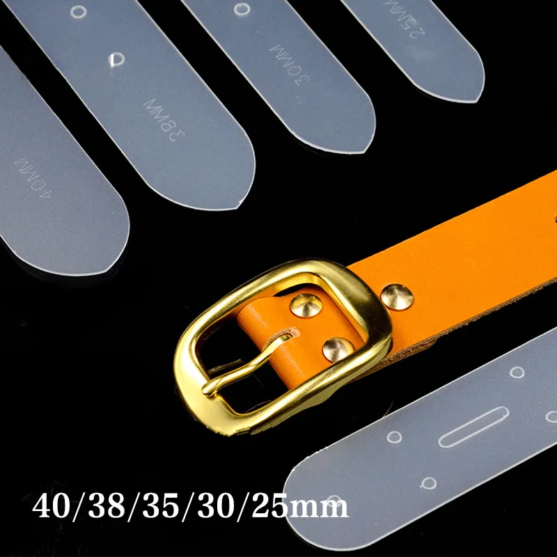 1 шт. акриловый кожаный шаблон пряжка для ремня наконечник кожевенного ремесла