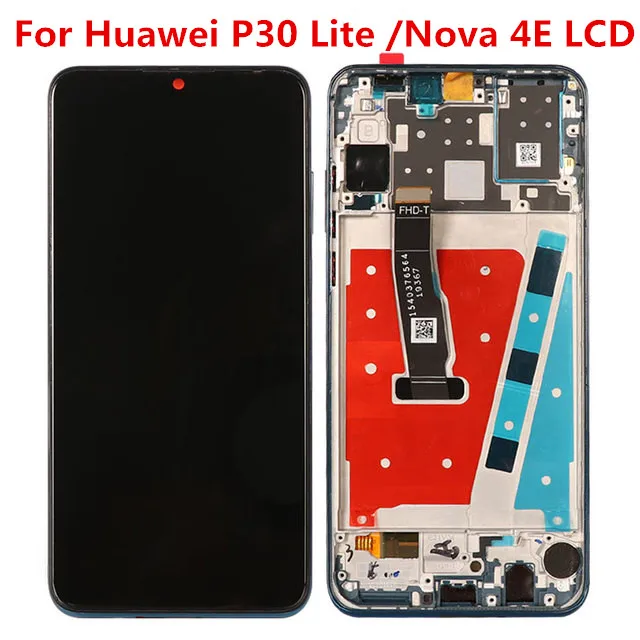 ЖК-дисплей для Huawei P30 Lite 4 Гб 6 ГБ MAR-LX1A LX1M LX2 L21A L01A сенсорный экран Nova 4e сменный |