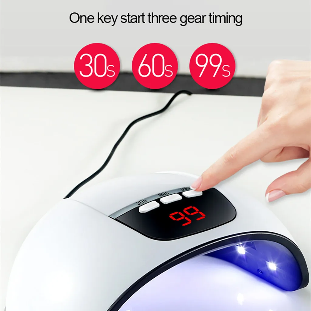 45W USB Plug UV LED Nail Lamp Dryer For All Gels 15 LEDs Polish Sun Light Timer 30/60/99s | Компьютеры и офис