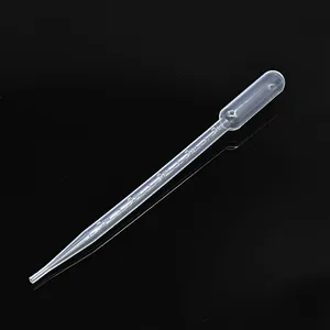 Пластиковая соломенная Пипетка для Пастера, 5 мл, одноразовая пипетка из ПЭНП пластика, 5000 uL градуированная Аэрограф, трубочка для мочи со шкалой 100  PK