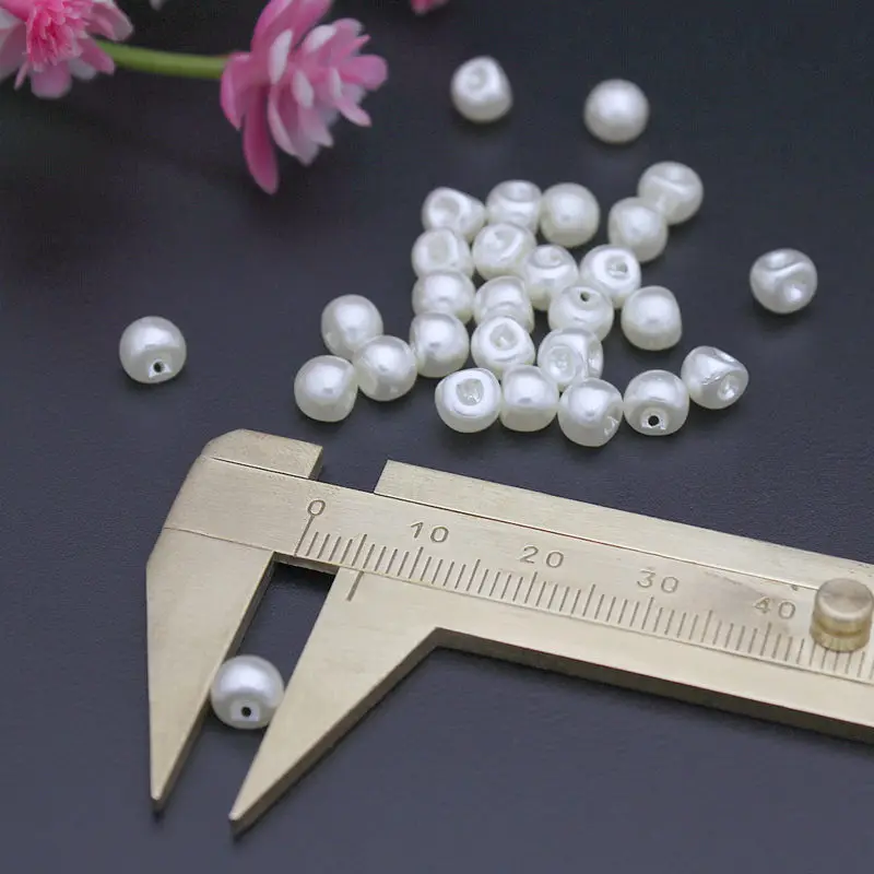 100 шт. перламутровые пуговицы 6 мм круглые кнопки для рукоделия оптом товары