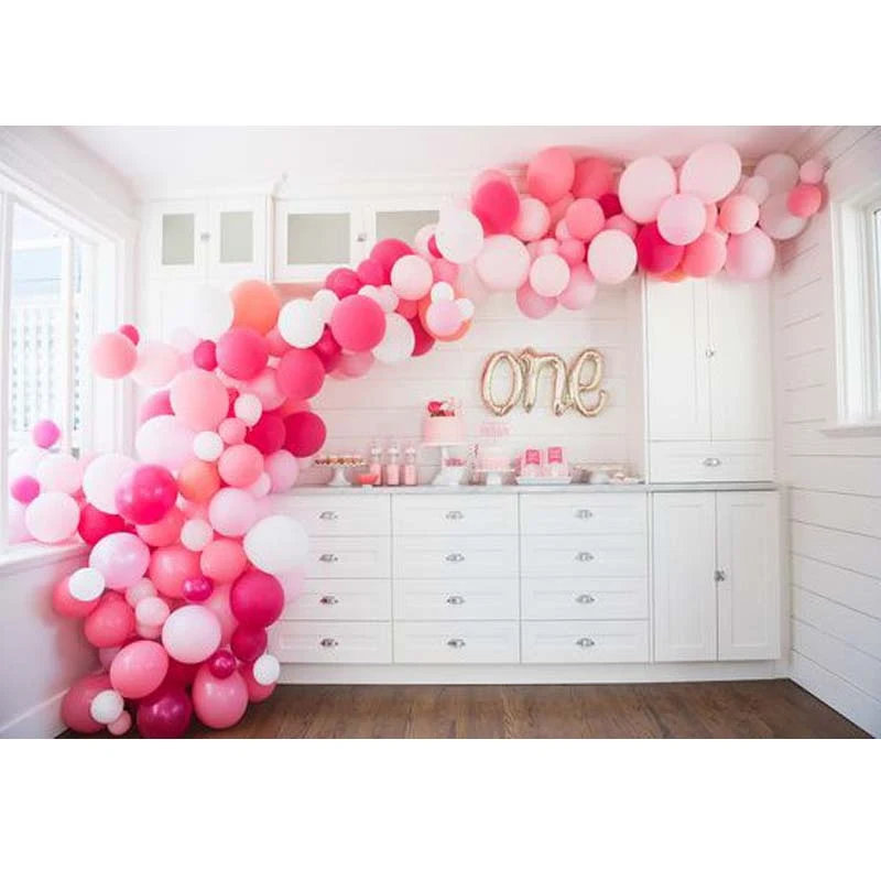 Счастливый DIY насос клипсы уплотнение для взрослых цепь фон воздушные шары арка