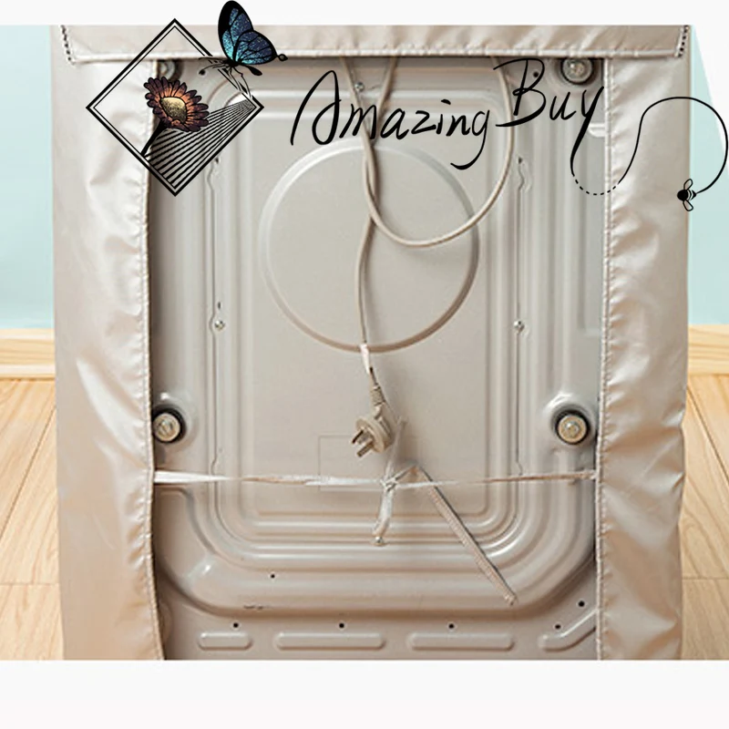Чехол для стиральной машины и сушилки AmazingBuy серебристый водонепроницаемый чехол