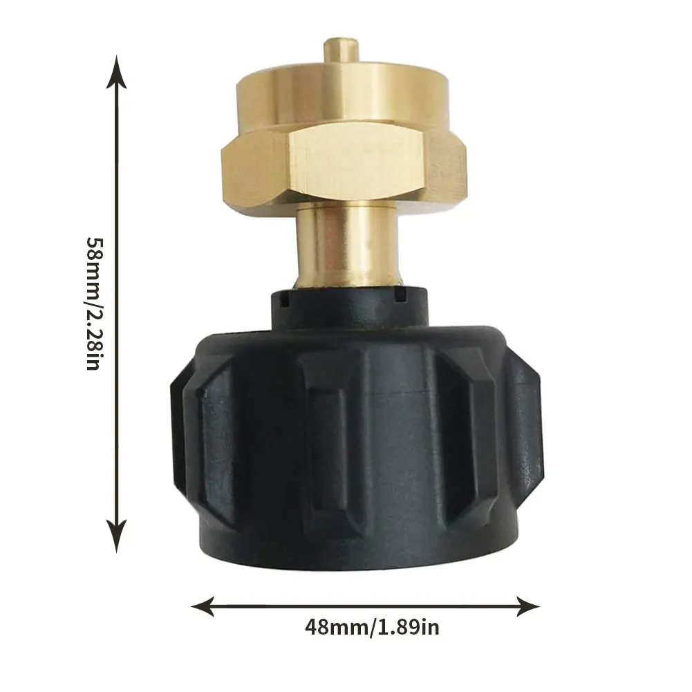 

Propane QCC1 Regulator Valve 1 LB Cylinder Coupler Connector Propane Cylinder Regulator Valve Outdoor BBQ Camping Accessories