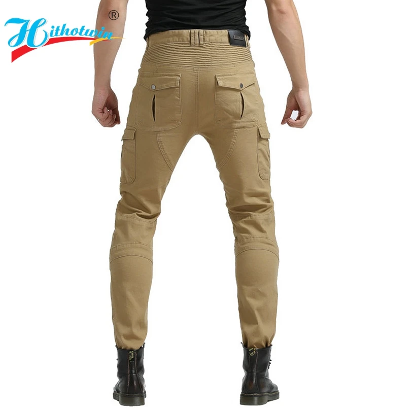 Новинка 2021 мотоциклетные брюки мужские джинсы Защитное снаряжение мотобрюки для