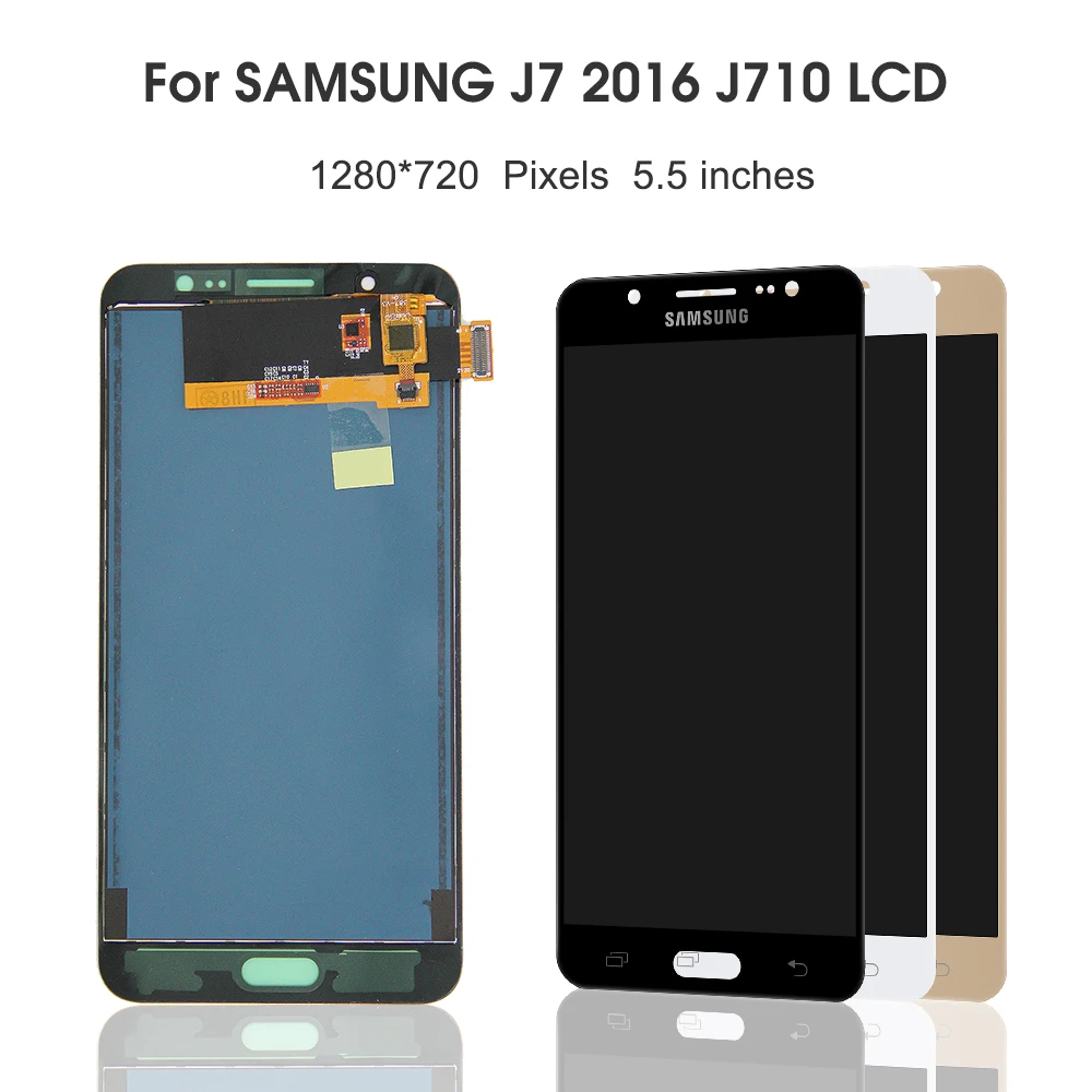 ЖК дисплей для Samsung Galaxy J7 2016 J710 J710FN J710F J710M J710Y J710G J710H дигитайзер сенсорного экрана с