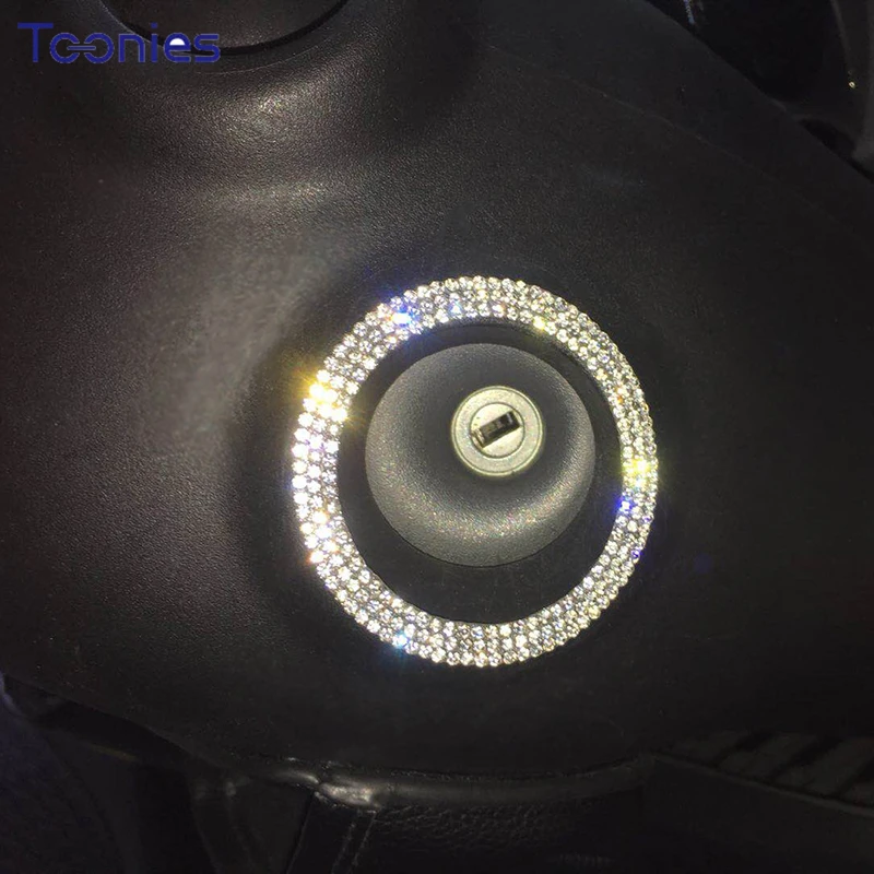 Блестящее сверло зажигания автомобиля Замочная скважина для декоративных колец