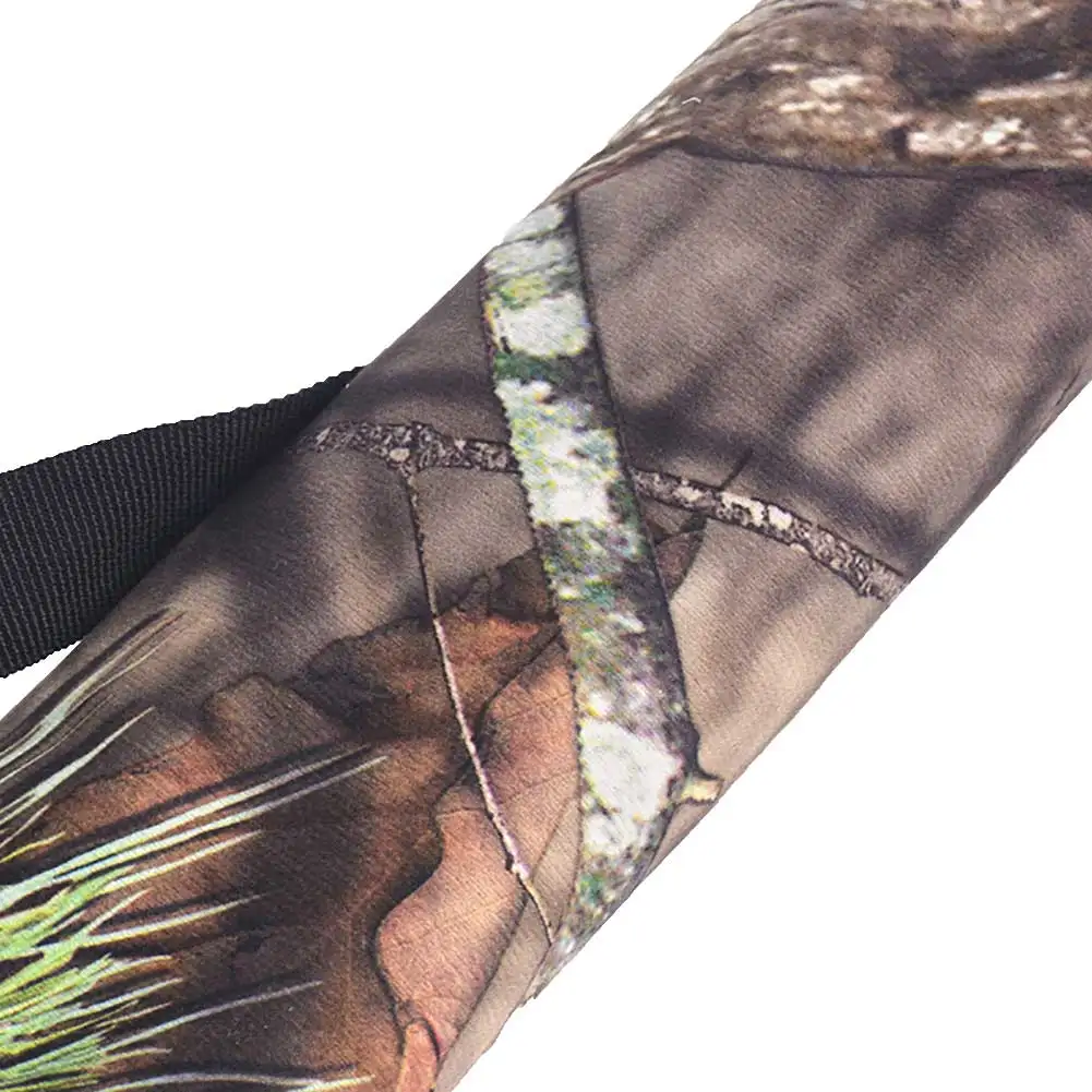 

Dual Barrel Canvas Plastic Archery Shooting Arrow Storage Bag Shoulder Pouch