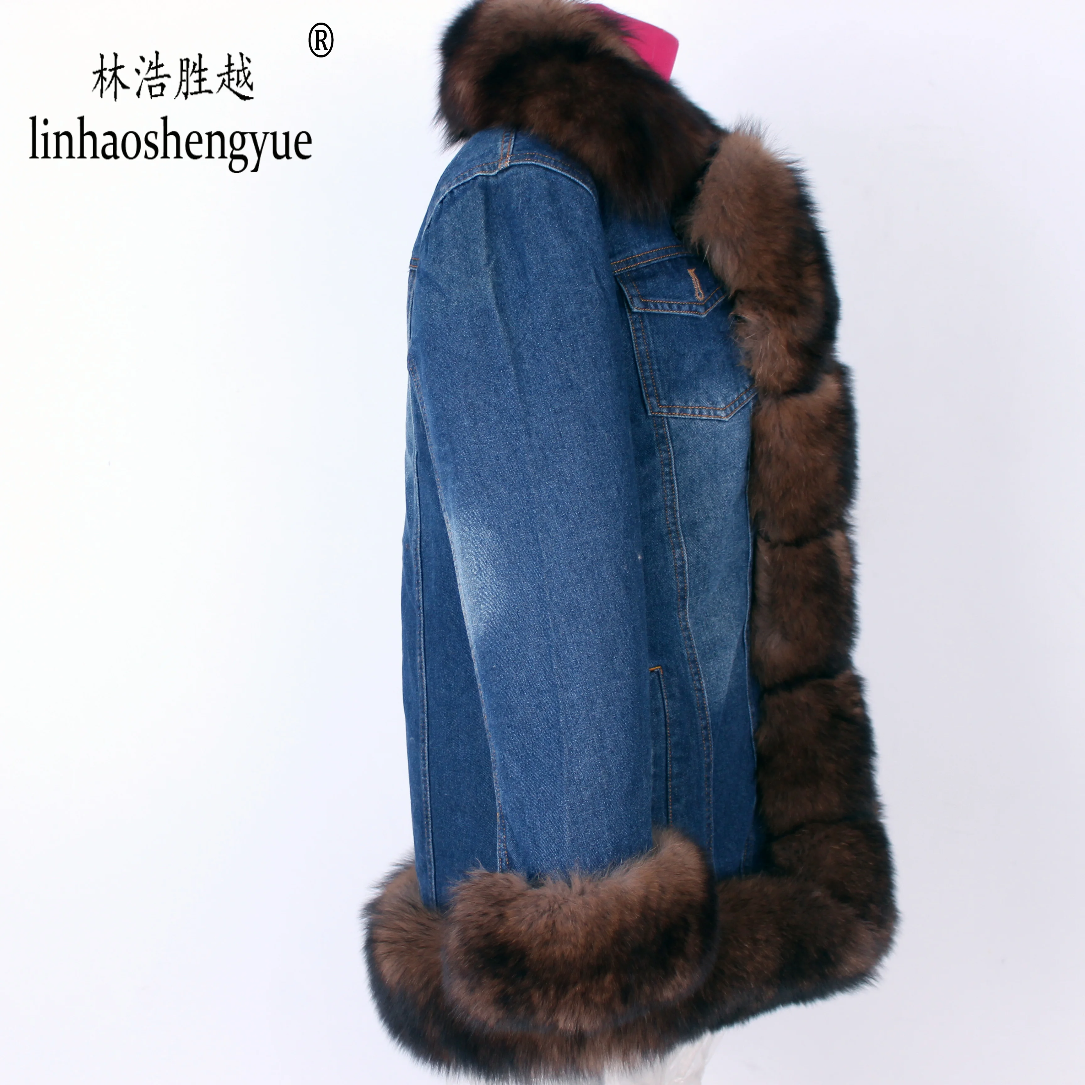 linhaoshengyue   Fox fur coat