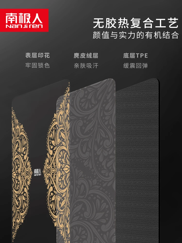 

Thickened, widened and lengthened non slip floor mat for beginners household fitness dance mat for girls