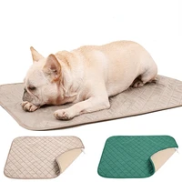 reusable dog diaper mats pet bed mat washable training pad urine absorbent diaper environment protect mat dog cat car seat cover
