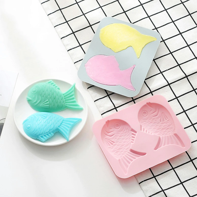 Мультяшная Милая Рыба силиконовая форма для торта Форма шоколадного фондана