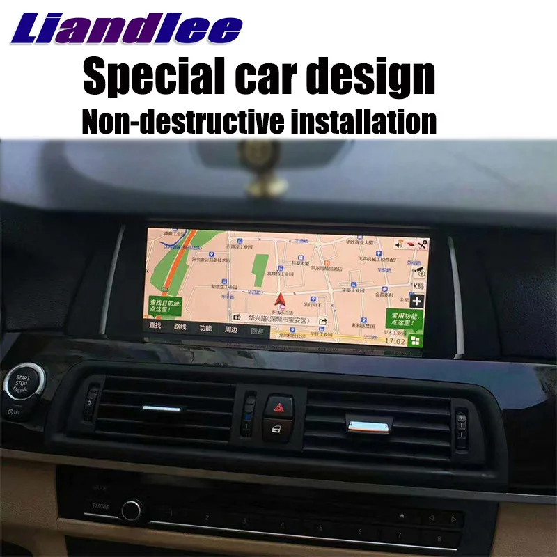 Автомобильный мультимедийный плеер Liandlee NAVI для BMW 5 Series F10 F11 F07 F18 2010 ~ 2016