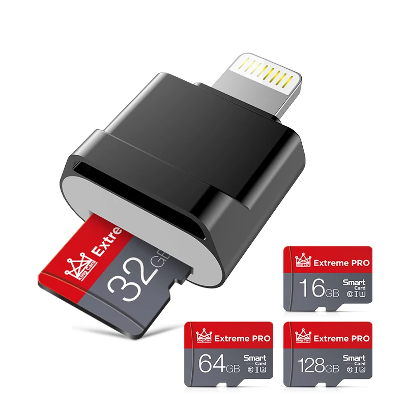 

Mini Usb Flash Drive pendrive For iPhone 6/6s/6Plus/7/7Plus/8/X Usb/Otg/Lightning 2 in 1 Pen Drive For iOS adapter card reader