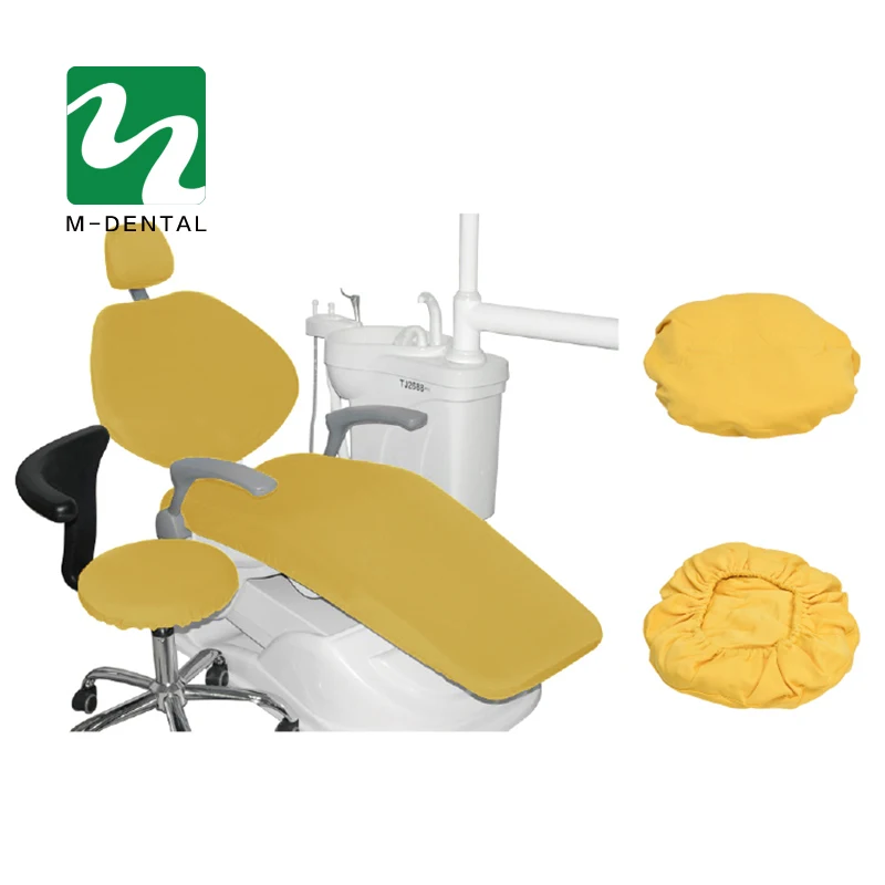 yellow 4 шт./компл. высокие эластичные Зубные Блок Чехлы стоматологическое кресло сиденья Защитный чехол Комплект сиденье протектор комплект - Цвет: yellow