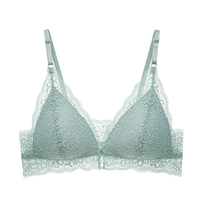 OranriTing женский кружевной бюстгальтер на застежке бесшовный пикантный