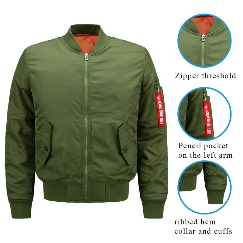 CYSINCOS 2020 высокое качество толстый и тонкий Армейский зеленый военный мотоцикл ма-1