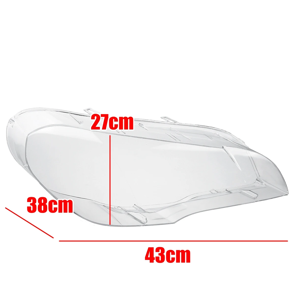 

2PCS Car Clear Headlight Lenses Cover Head Lamp Shells For BMW X5 E70 2008 2009 2010 2011 2012 2013