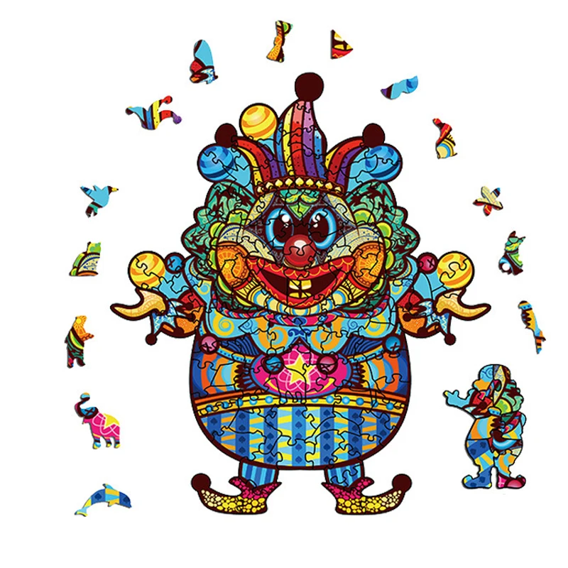 

Unicorn 3D Unique Animal Wooden Puzzle Adult Kids Jigsaw Puzzles Toys Wooden Montessori Toy Children Wooden Puzzle Toys Gifts