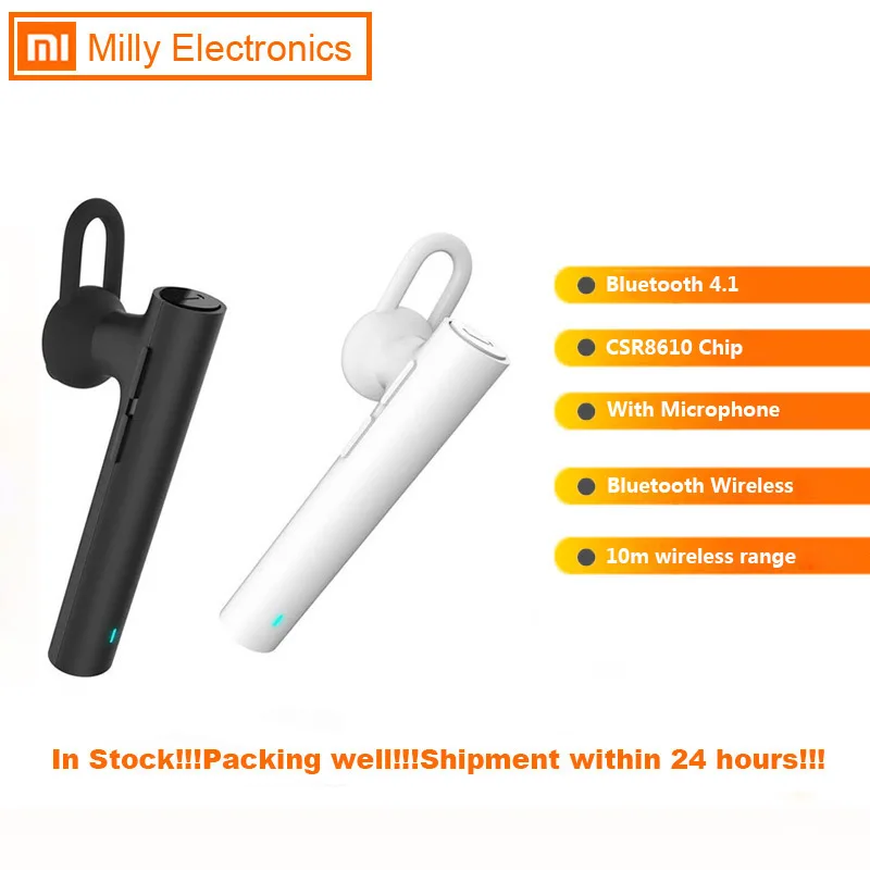 Оригинальные беспроводные Bluetooth наушники Xiaomi Mi LYEJ02LM спортивные с крючком