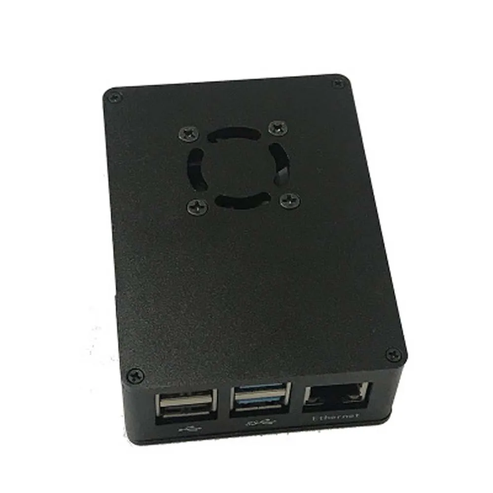 Новинка Raspberry Pi 4 Модель B чехол для вентилятора алюминиевый корпус + вентилятор