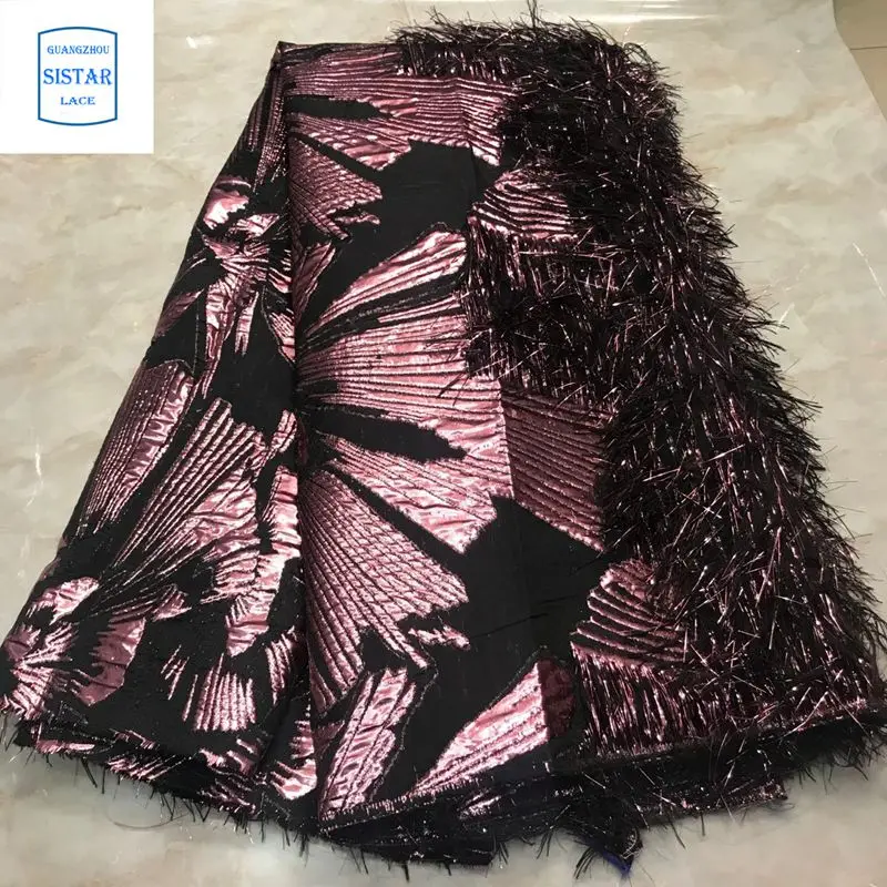 Новая высококачественная нигерийская итальянская французская вышивка