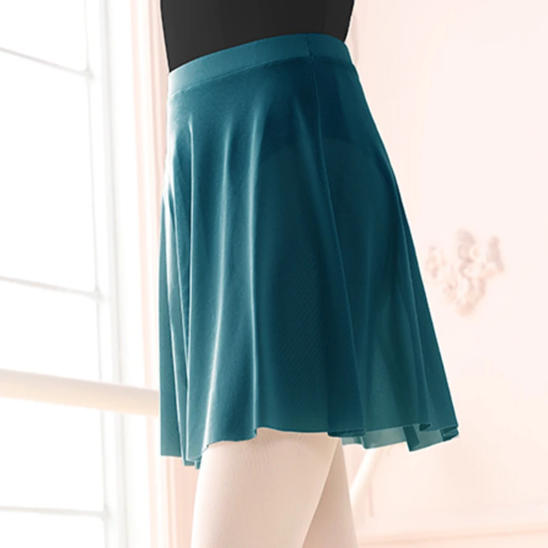 

Wholesale Mesh Ballet Skirt Women Girls Adult Ballerina Professional Elastic Dance Dress Gymnastics Training Costumes Miniskirts