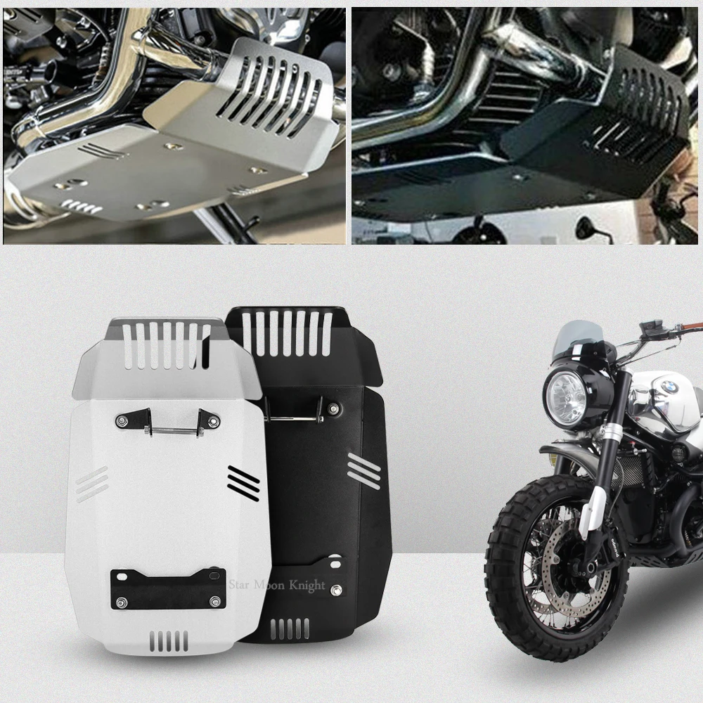 Engine Base Chassis Guard Skid Plate Belly Pan Protector For BMW R Nine T RNineT R9T Scrambler Pure Racer Urban 2013-2020