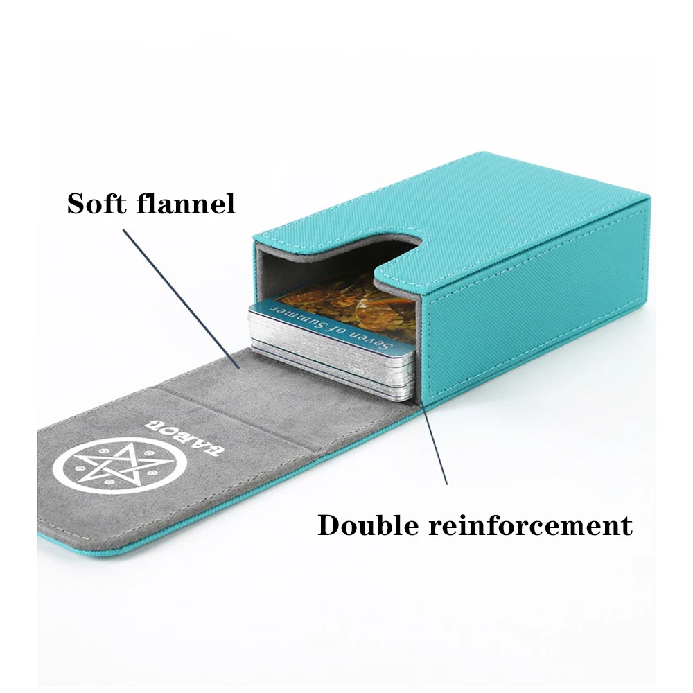 80 карт футляр для универсальный органайзер чехол хранения игра двухслойный