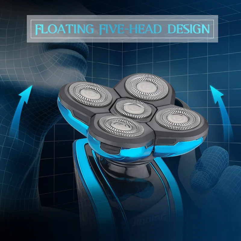 Перезаряжаемая электробритва для мужчин многофункциональная плавающая машинка
