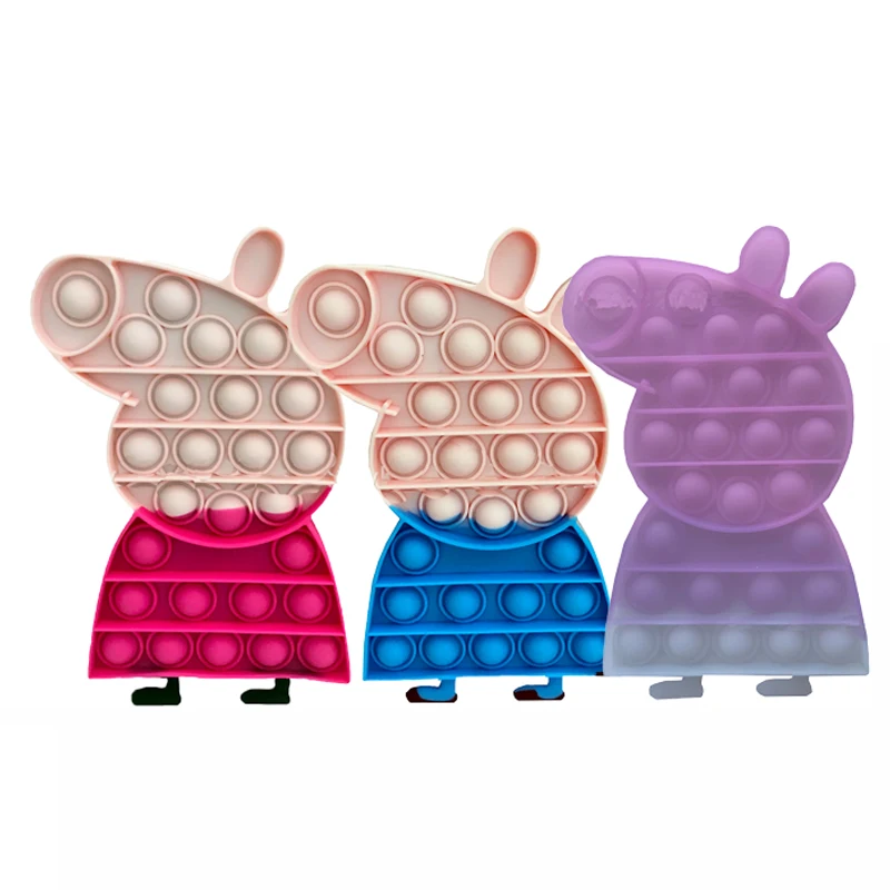 

13.5CM Pink Pig pop it Fidget Toys Reliver Anti Stress Spotify Anime Kawaii Stuff spotify premium Figet Toys Adult Kids Toys