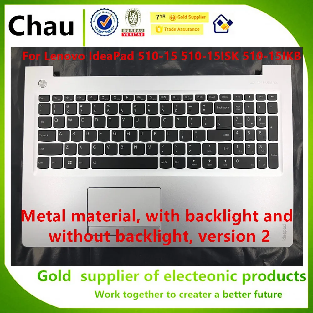 Chau Новый чехол для Lenovo IdeaPad 510 15 15ISK 15IKB верхняя крышка подлокотника клавиатура