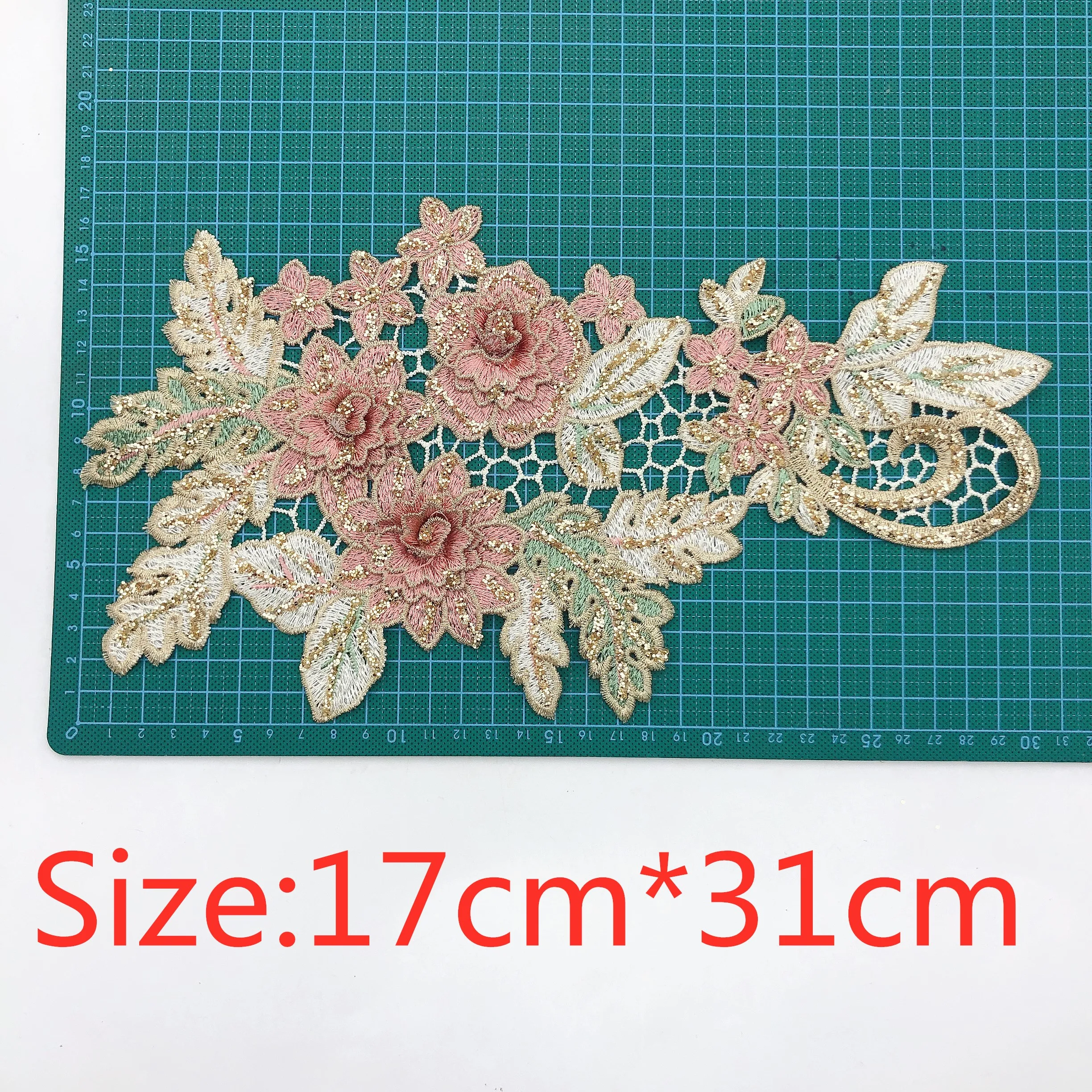 5 пар 3D цветная аппликация вышитый цветок с пришитым на патч одежда ярким