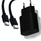 PD 18 Вт быстрое зарядное устройство PD Тип C USB-кабель для Samsung Galaxy Note 10 10 + Pro 20 S21 Ultra S20 S10 + A52 A71 A92 A51