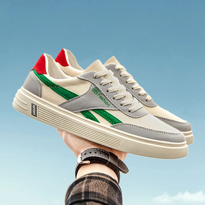 

2021 Men Casual Shoes Man Sneakers Lightweight Breathable No-slip Shoes Fashion Lace Up Wear-resistant Sports Shoes Adult Loafer