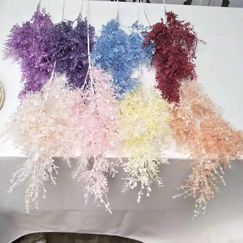 1pc Misty Artificial Flower Fabric Simulation Time Grass Photo Prop Wedding Arrangement Home Party Decorations | Дом и сад