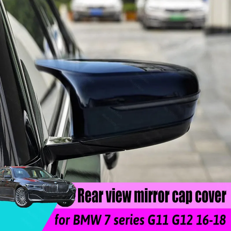 

2 шт., глянцевые накладки на зеркала заднего вида для BMW 7 серии G11 G12 16-18 M