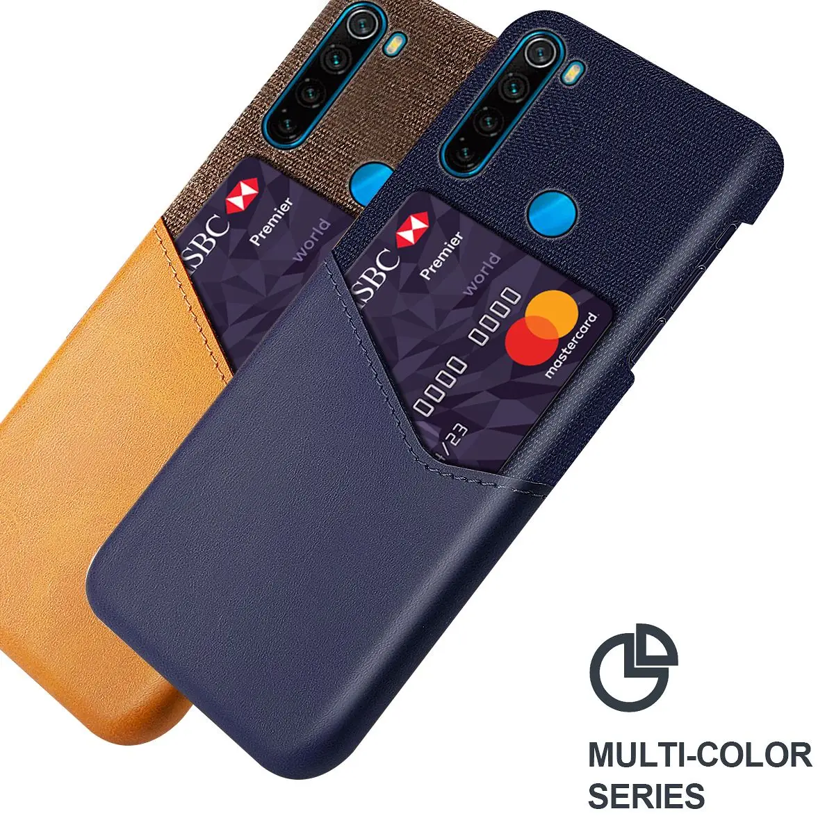 Для Xiaomi Redmi Note 8 Pro Чехол-бумажник тонкий из искусственной кожи и мягкой ткани комбинированный чехол-накладка для задней панели Redmi Note 8 Note8 чехол с отделением для карт