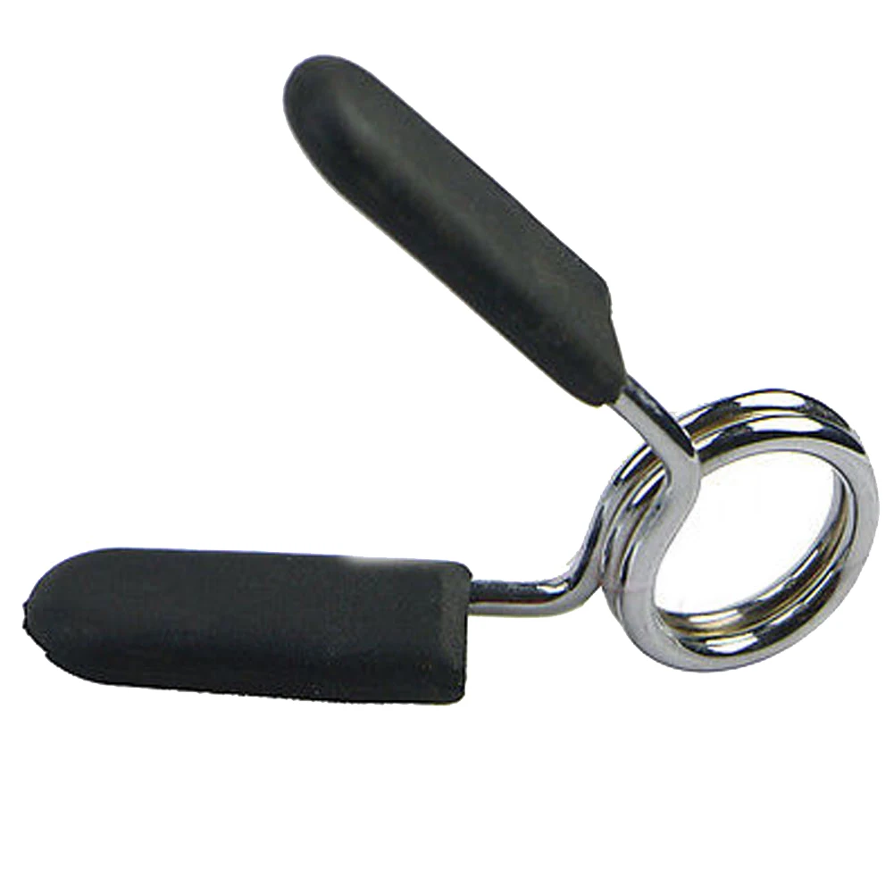

1Pair 25mm Gym Weight Bar Dumbbell Lock Standard Barbell Spring Collar Clamp Clips Weight Lifting Training Accessories