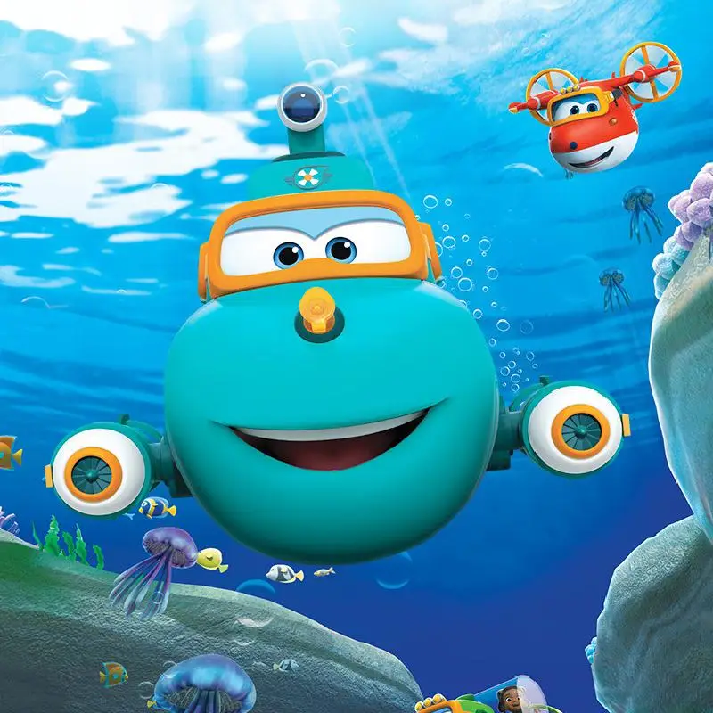 

Willy's Submarine Boat Toys For Kid Sound Music Light Deformation Action Figure Car Amphibious Transmutative Model Children Gift