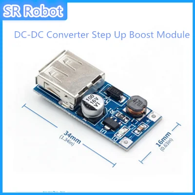 

5 pcs DC-DC Converter Step Up Boost Module 0.9-5V T0 5V 600MA USB Charger For MP3 MP4 Camera Diy Robot Kit Power Supply