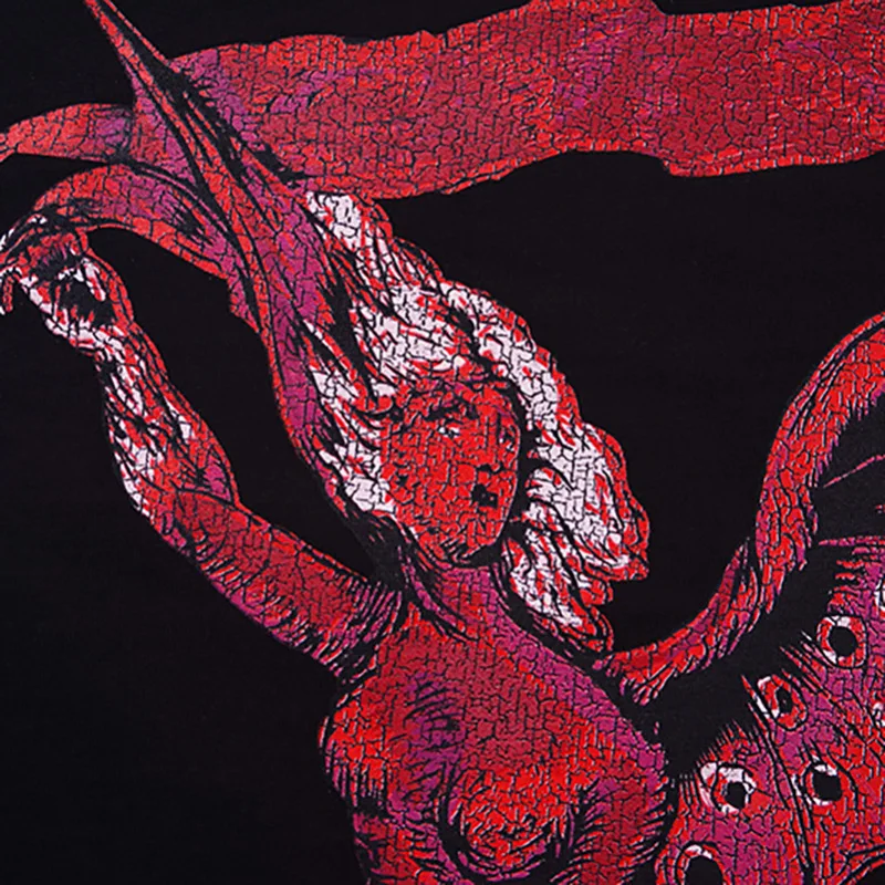 

2020 Men Cotton New Classic devil Female snake T Shirts T-Shirt Hip Hop Skateboard Street T-Shirts Tee Shirt Top kenye #N281