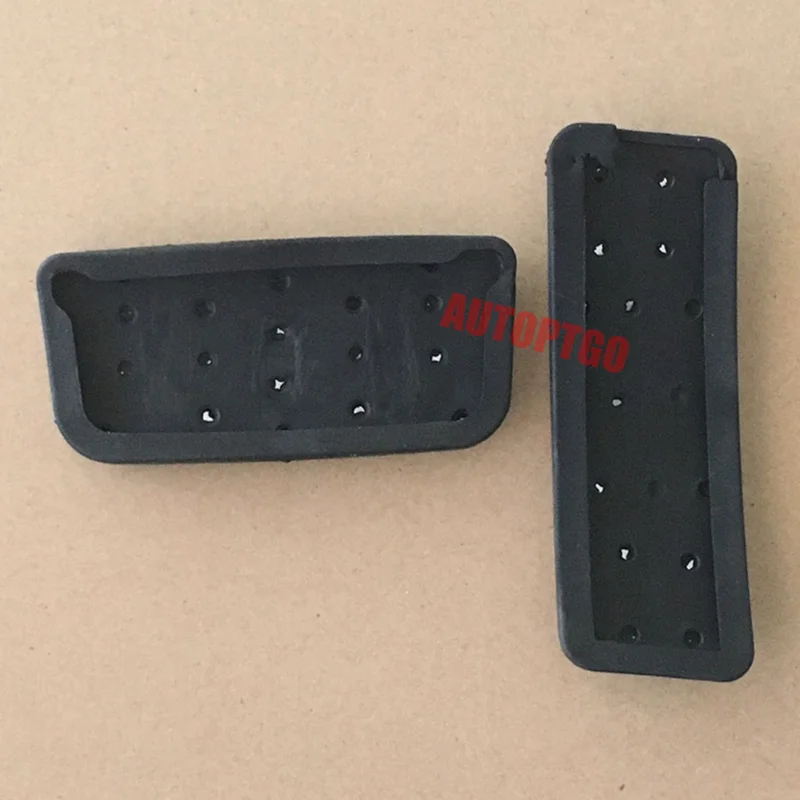 Сталь + резиновые автомобильные ножная педаль тормоза и газа колодок Обложка