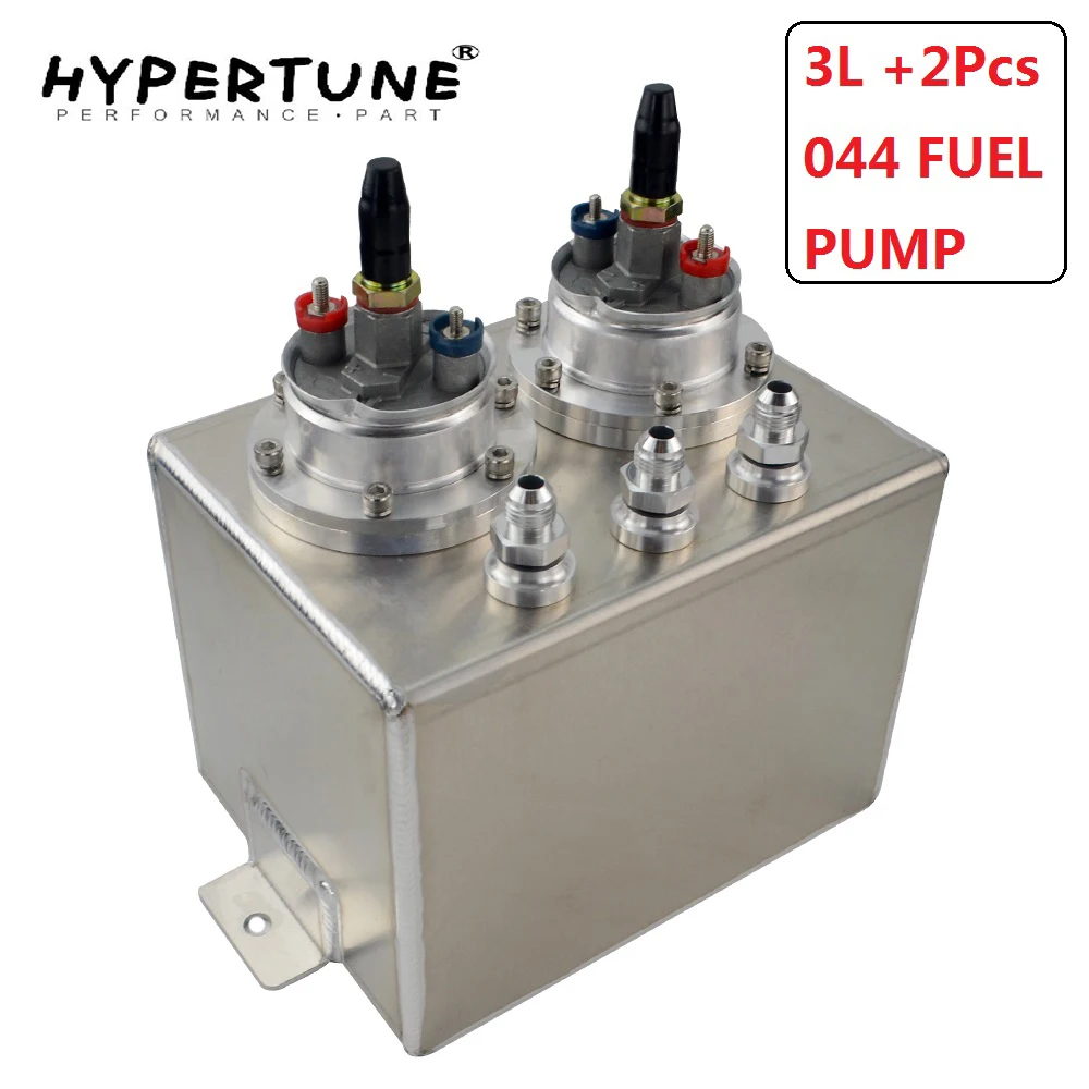 Двойной алюминиевый топливный резервуар Hypertune 3L с перенапряжением/резервуар для